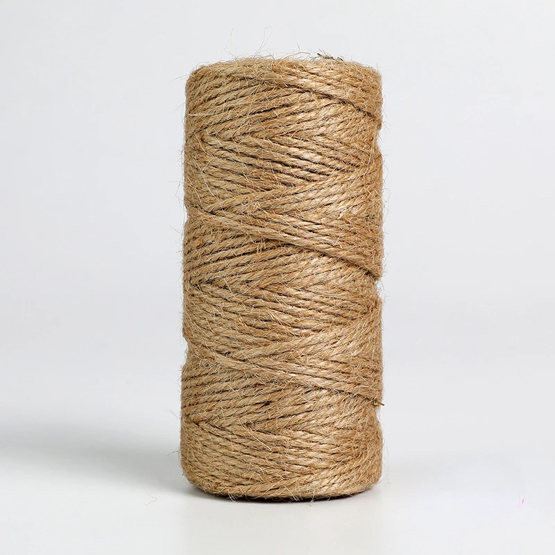 

Jute Yarn Hemp Twine String Crafts Rope, Heavy Duty, Durable, Industrial Packing Materials, Gift Wrapping, Home Decor, 2mm, 100m