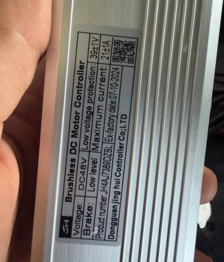 JH4AJ7389DZBL DC48VMotor Controller(customized)  Model Electric Bicycle Accessories
