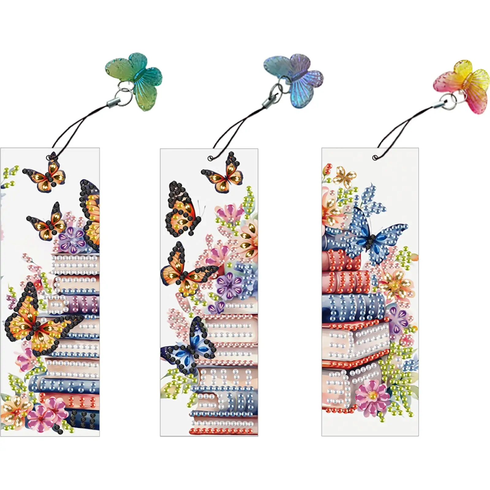 

3Pcs Special Shape Hot Air Balloon Diamond Painting Bookmark Diamond Bookmark Art Projects Diamond Painting Bookmark Making Kit