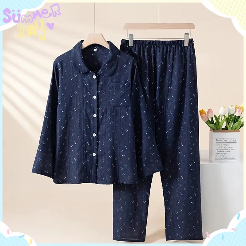 

Пижамный ансамбль Femme, новые зимние женские пижамы из 100% хлопка, комплекты брюк с длинными рукавами, женская одежда для сна, домашняя одежда, домашняя одежда