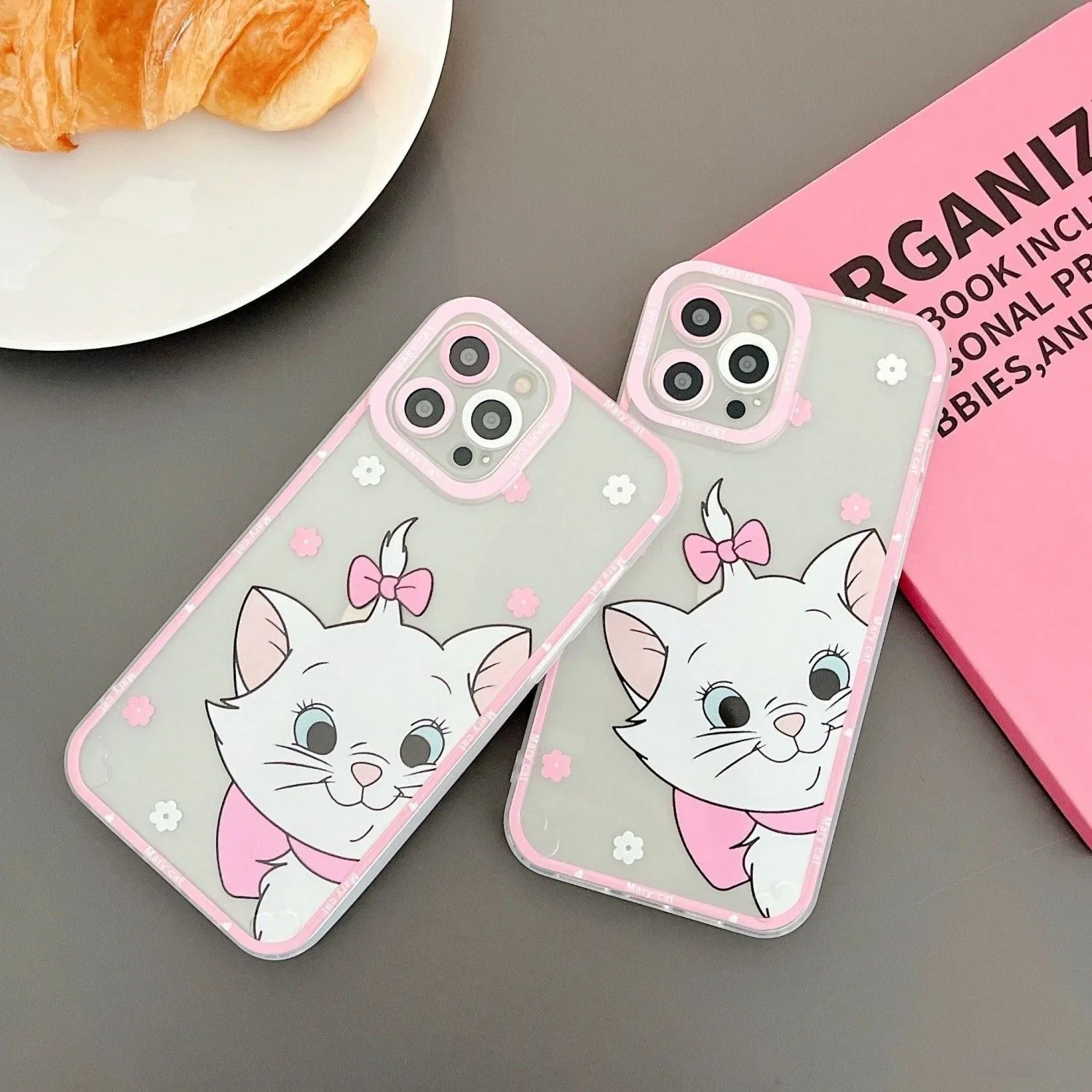 

Disney Marie Cat Phone Case For Motorola Moto G9 G22 G32 G53 G30 G71 G72 G73 Edge 40 Pro Soft Transparent TPU Back Cover