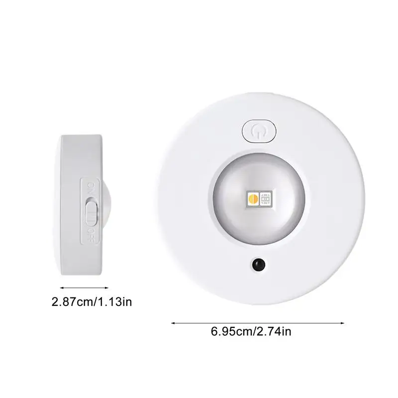 LED Closet Lights Stick On Lights With Dimmer 500mAh Dimmable USB Rechargeable LED Kitchen Cabinet Light With Remote For Counter