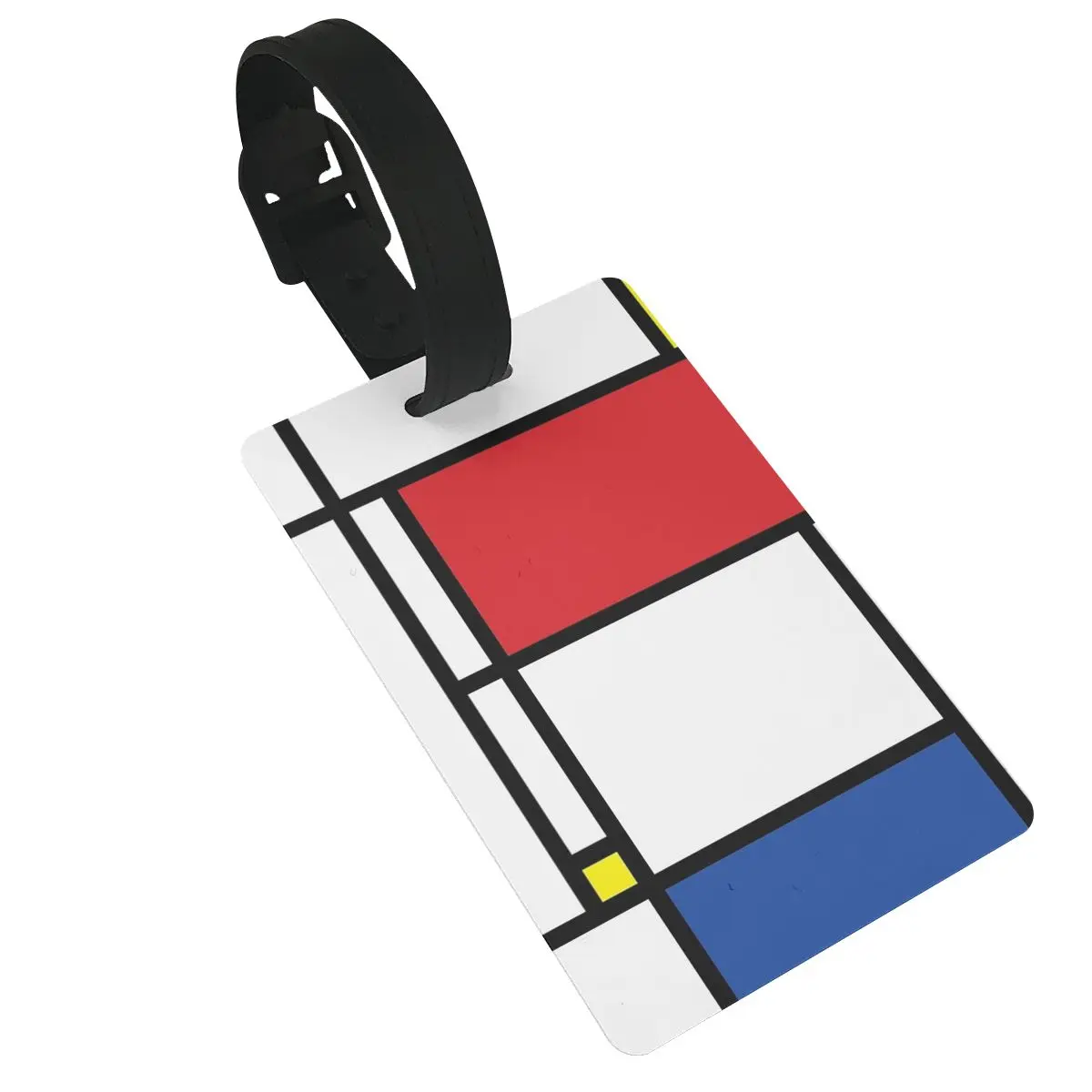 Mondrian Minimalist Luggage Tags Suitcase Accessories Travel Fashion Baggage Boarding Tag Portable Label Holder ID Name Address