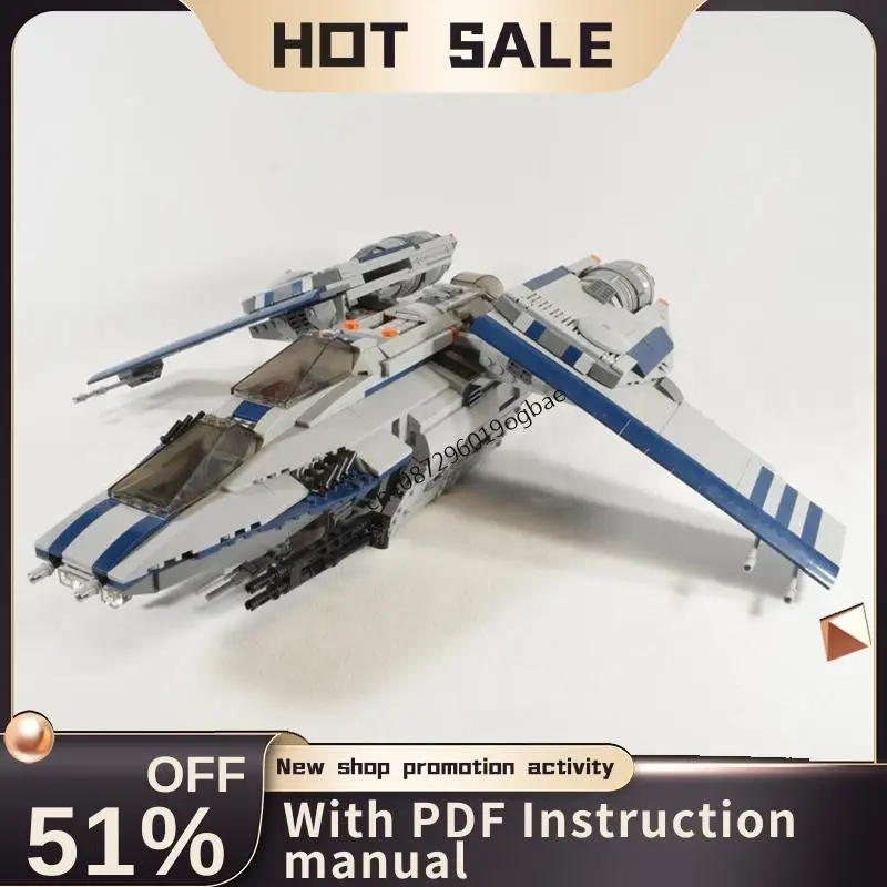

New 1595PCS Famous Star Battle Movie Moc BAAT Battlefield Transport DIY Creative Ideas Child Toy Birthday Gifts Custom Puzzles