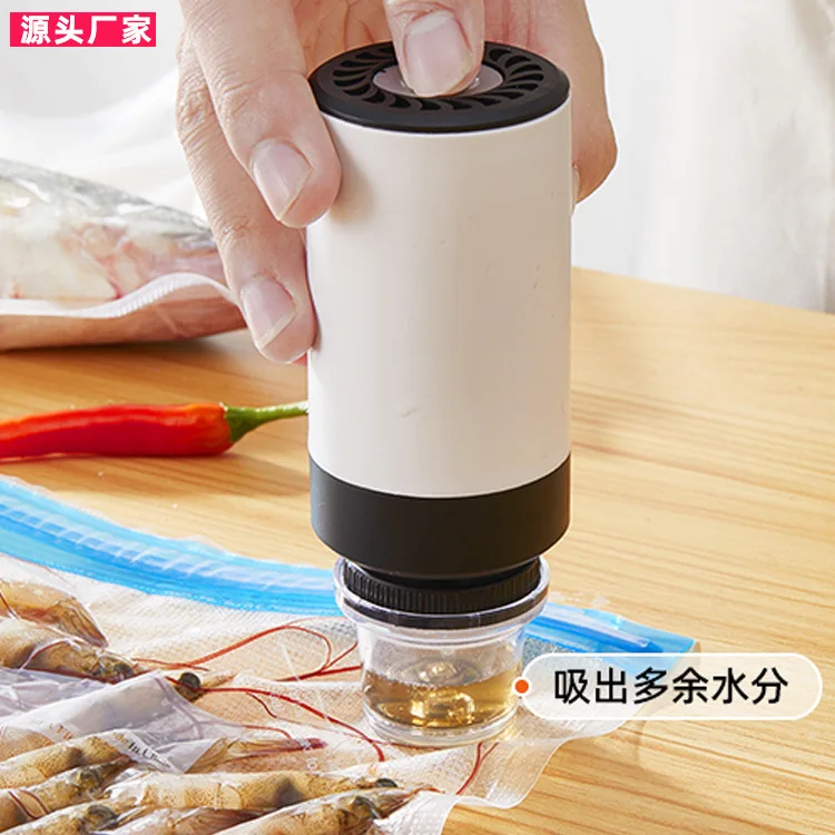 Wireless Vacuum Sealer Mini Portable Hear Sealer USB Rechargeable Outside Picnic Travel Food Storage Packaging Sealing Machine