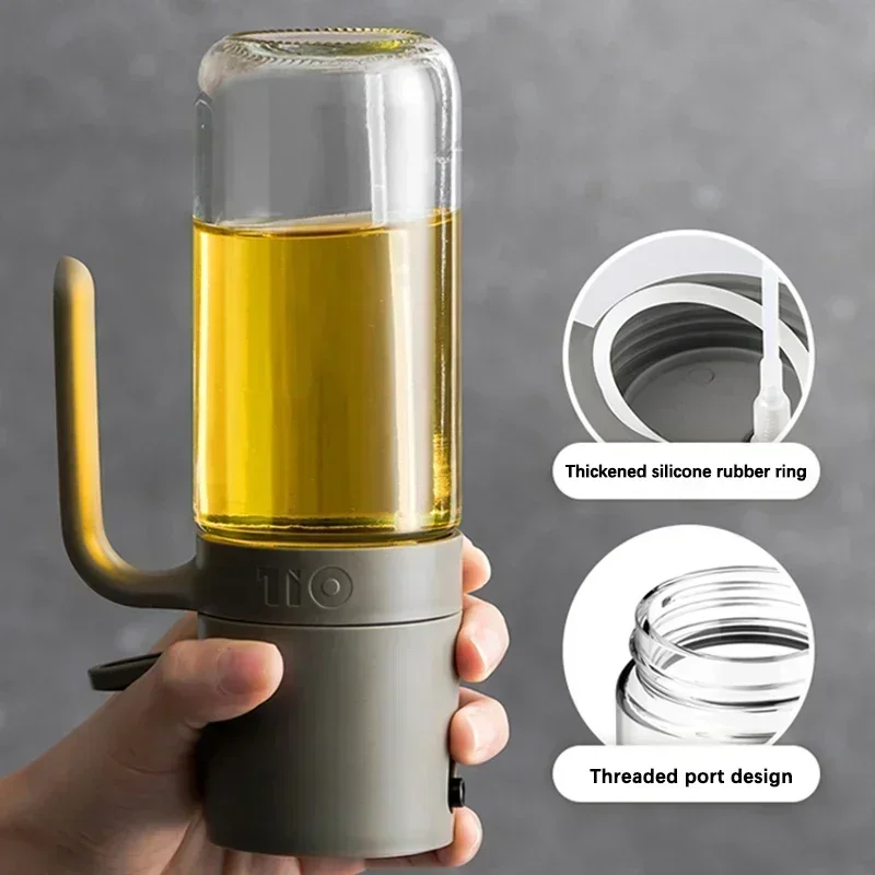 【Hot Sales】Oil Spray Bottle 250ml High Borosilicate Glass Cooking Oil Dispensers Olive Oil Sprayer Mister for Air Fryer Salad