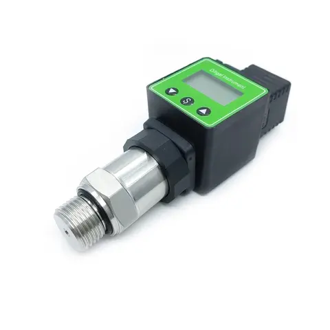 LCD 디스플레이가 있는 물 오일 가스 압력 트랜스미터 M20 * 1.5 12-36V 0-10V 0-600bar, 스테인레스 스틸 변환기 센서 옵션