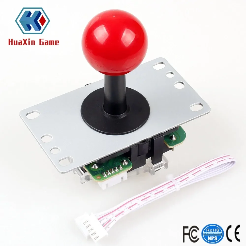 Arcade Games Cabinet Kit USB Encoder to PC Joystick Handle + 5V LED Lights Push Buttons for Arcade PC Game &Mame & Raspberry Pi