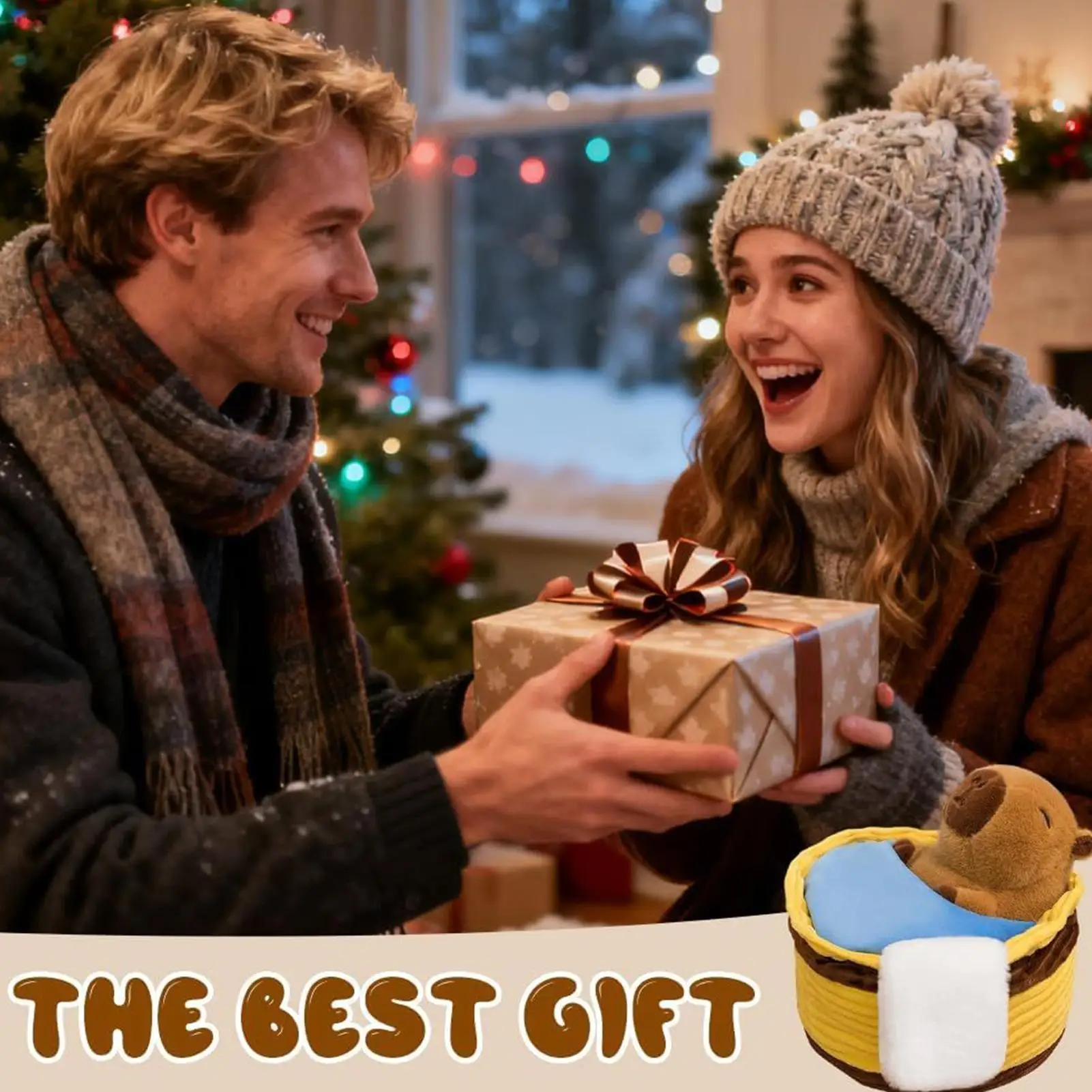 ตุ๊กตาคาปิบาร่านุ่มนิ่มน่ารัก ของตกแต่งบ้าน ตุ๊กตาการ์ตูน ตุ๊กตาคาปิบาร่าน่ารักสำหรับเด็กผู้ชาย เด็กเล็ก วัยรุ่น และนักสะสม