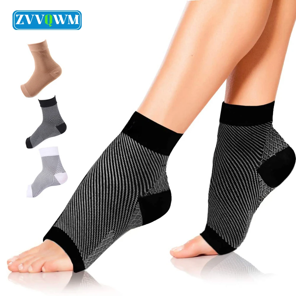 

1Pair Plantar Fasciitis Socks Ankle Compression Sleeve Women Men Achille Tendoniti Relief Sports Arch Support Sock Swelling