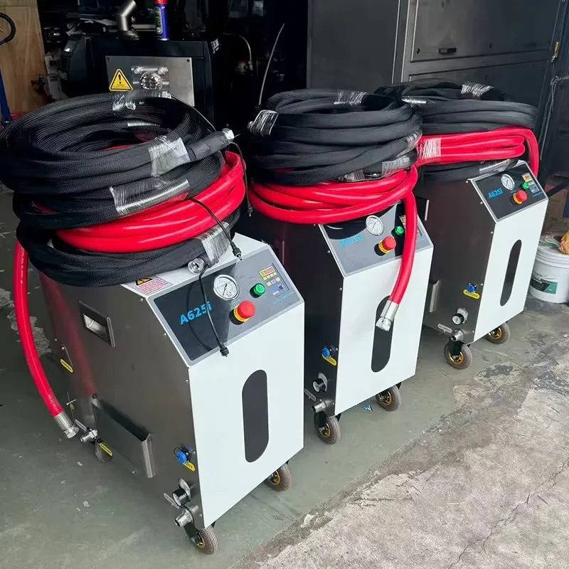 Powerful Stainless Steel Dry Ice Cleaning Machine with 25kg Hopper for Removing Grease From Bearings