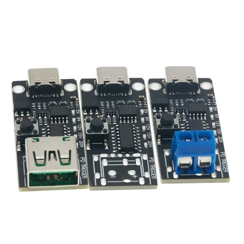100W 5A USB-C Fast Charge Trigger Board Module PD/QC Decoy Board Fast Charge USB Type-c PD 2.0 3.0 Power Delivery Boost Module view 2