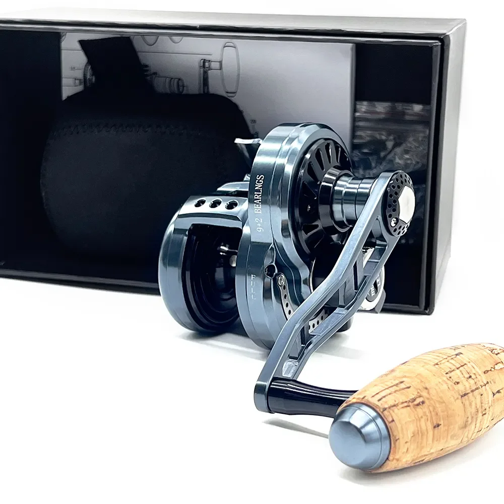 

Top1 Metal Sea Fishing Overhead Reel Max Drag 30Kg Carretilha De Pesca Conventional Slow Pitch Jigging Saltwater Fishing Reel