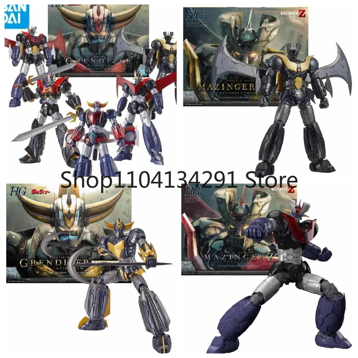

Original Bandai HG 1/144 Mazinger Z Giant God Model Toy Collectible Model Birthday Gift Action Figure