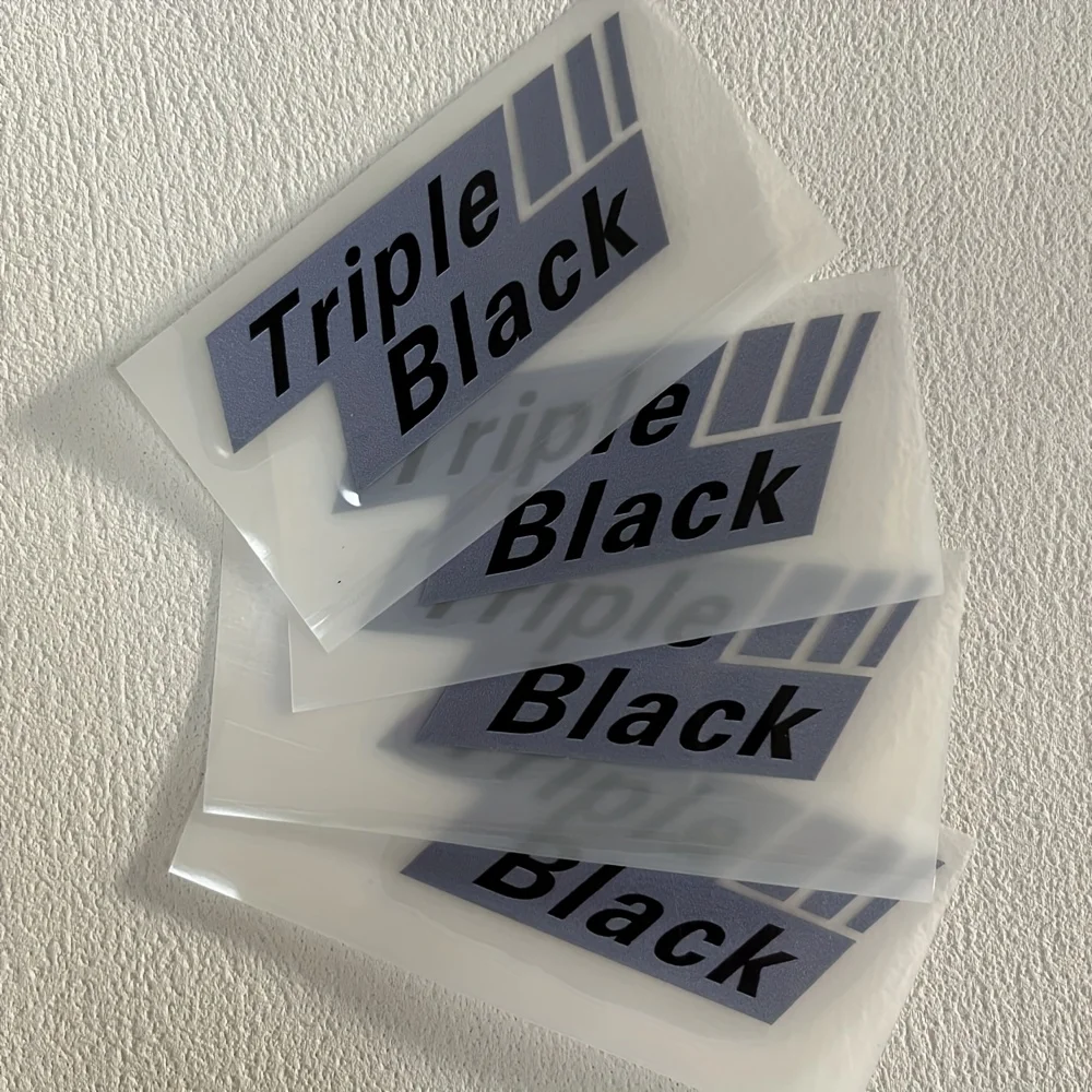 

Наклейка на мотоцикл Racing Triple Black, водонепроницаемая виниловая наклейка для автомобиля, мотоциклетного шлема, ноутбука, велосипеда