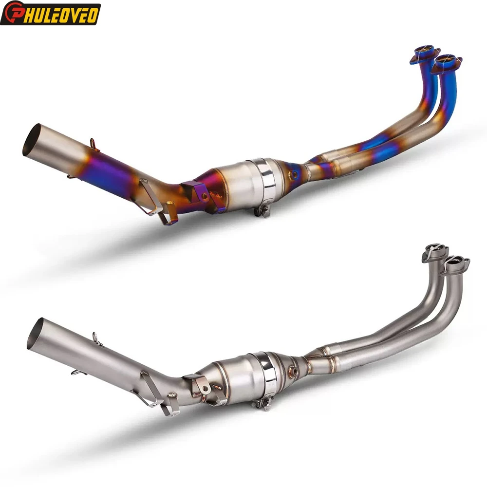 

For Yamaha TMAX560 2020-2024 TMAX530 2012-2019 TMAX500 2008-2016 Motorcycle Exhaust Manifold Header Connect ID:51mm Exhaust Pot