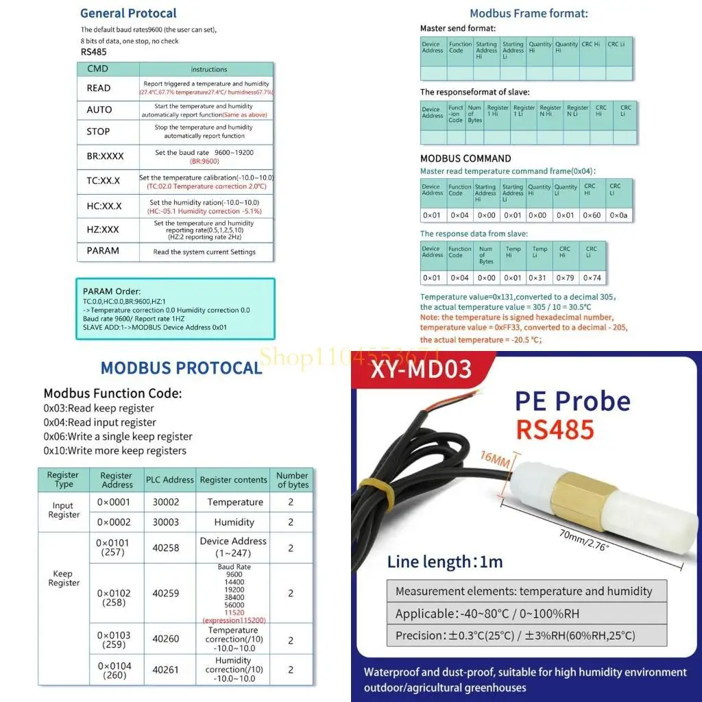 

Передатчик датчика температуры и влажности бестселлера с передатчиком температуры 485 рупий.