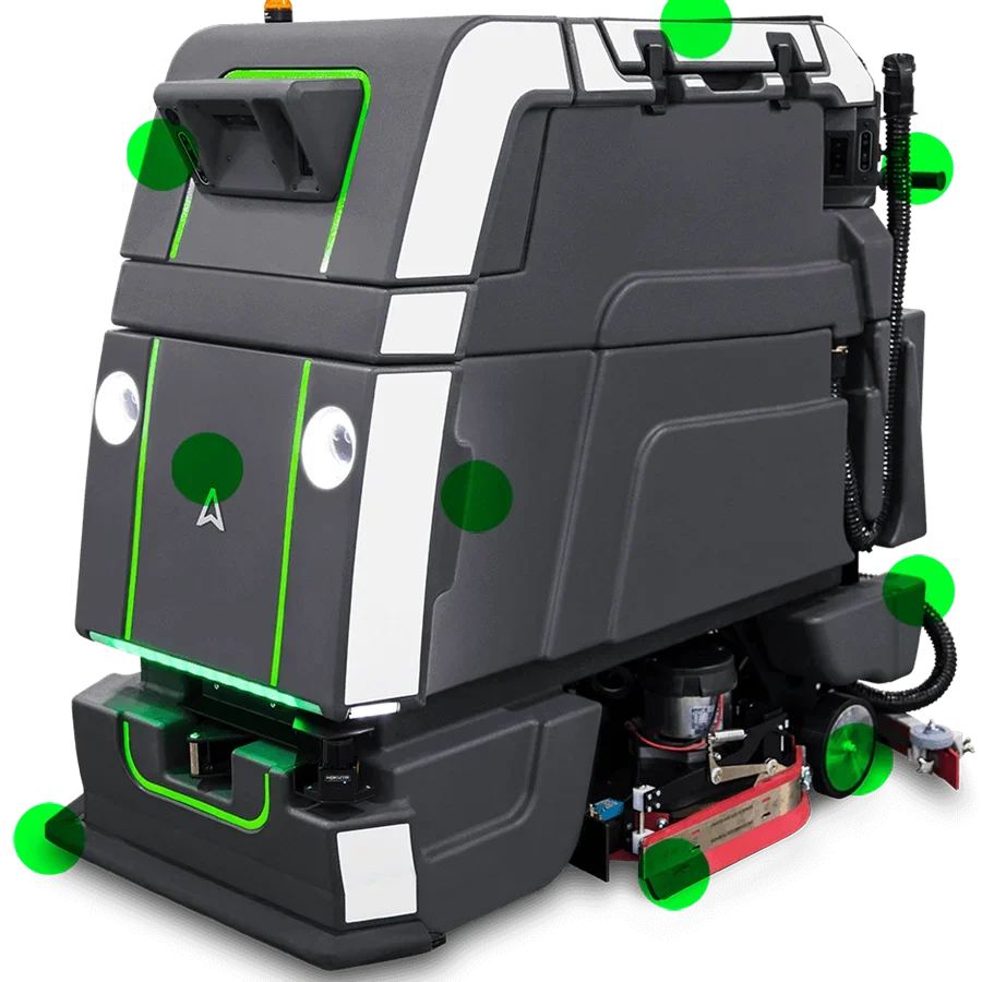 New Applicable ToUwant Commercial Floor Cleaning Robot Equipment Artificial Intelligence Industrial Robots Intelligent Sweeping view 2