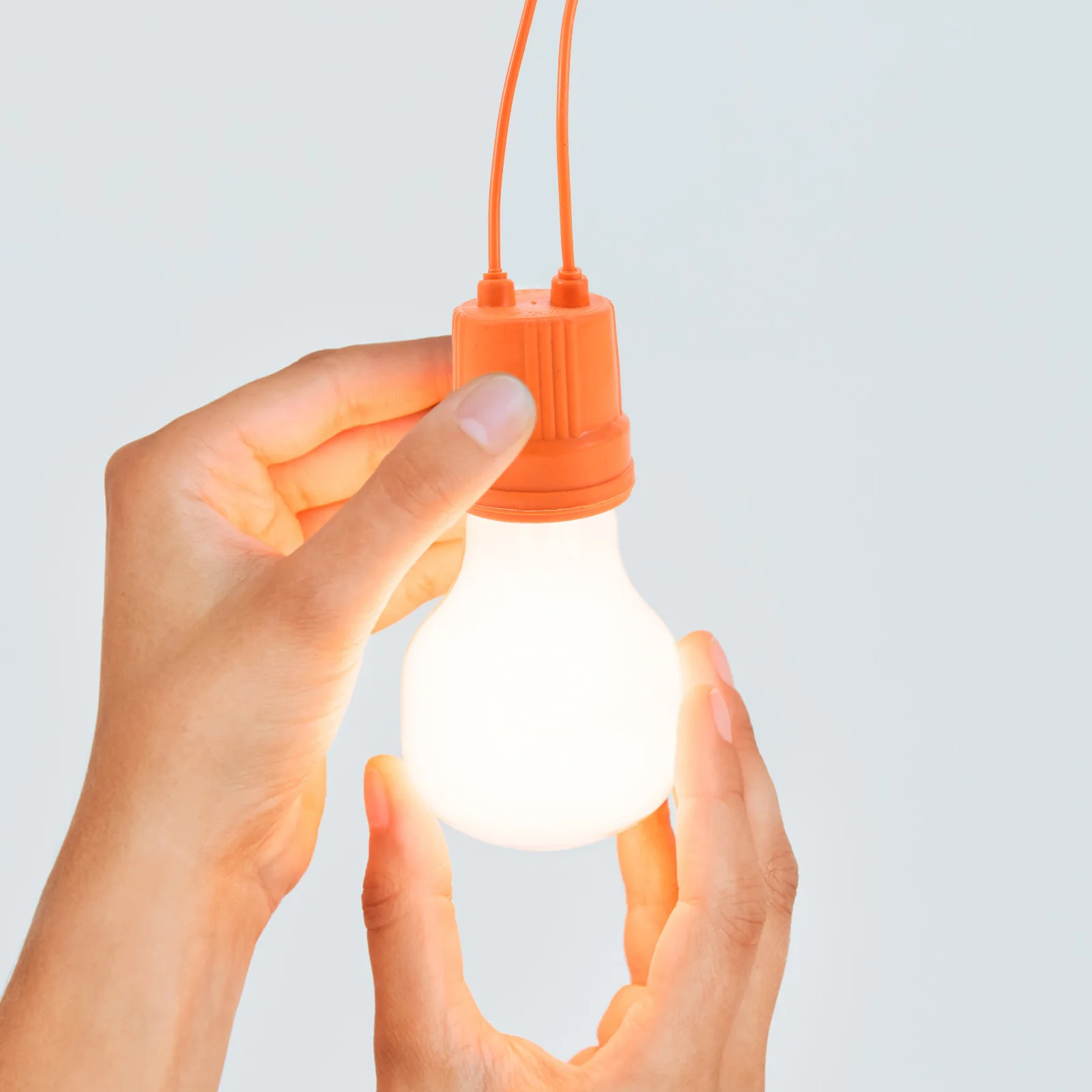 8pcs Waterproof Lamp Socket High Temperature Resistant Pvc Ceramic Screw Base For Ceiling Chandelier Wall Light Bulb Holder