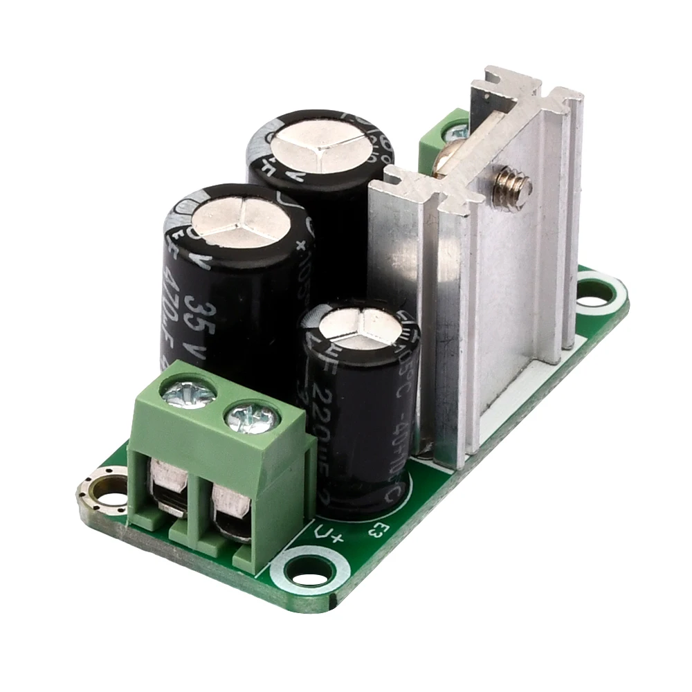 AC 24V to DC 5-18V step-down converter rectifier filter board 1A adjustable voltage power module for audio amplifiers