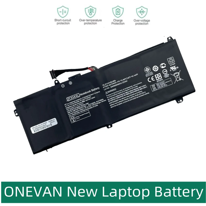 ONEVAN New ZO04XL 64Wh Genuine Laptop Battery For HP ZBook Studio G3 G4 HSTNN-CS8C HSTNN-C88C HSTNN-LB6W 808450-001