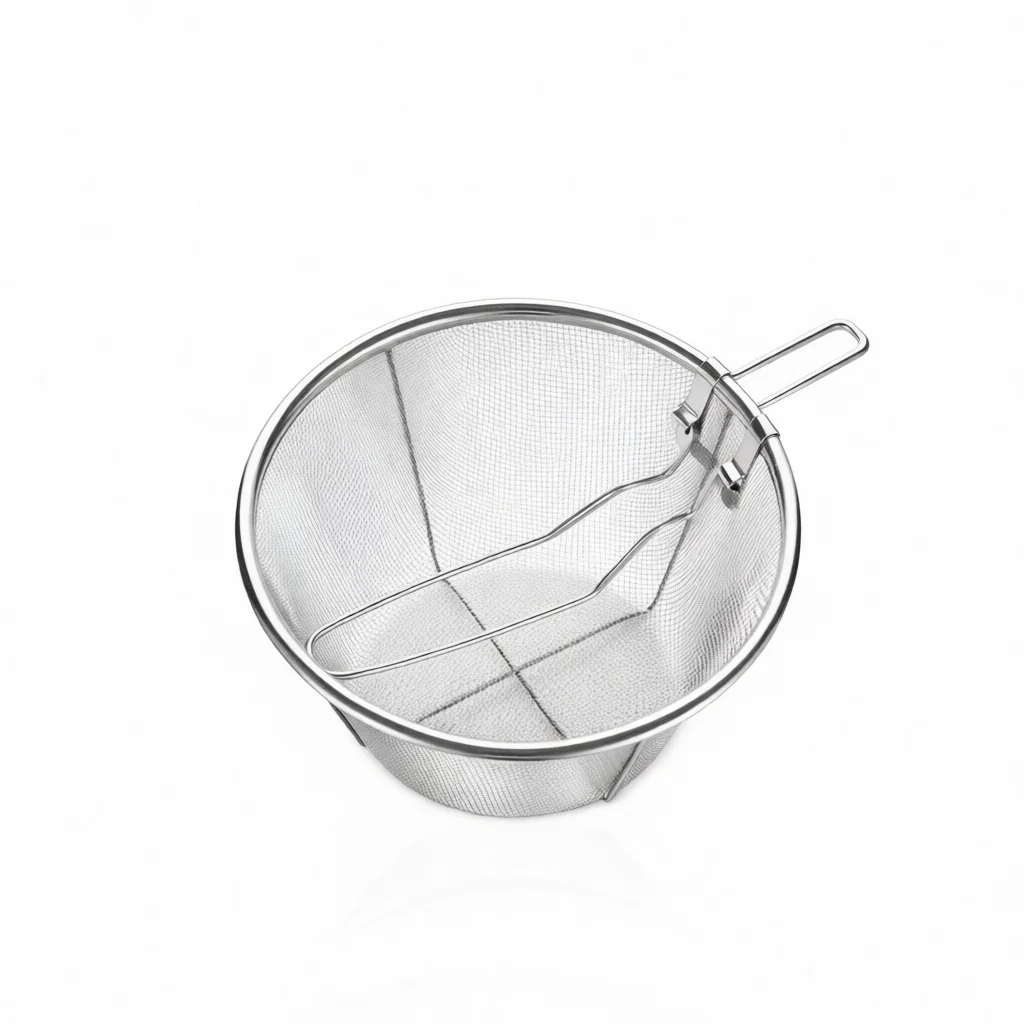 Commercial Kitchen Oil Filter - Colador de Fideos Eficiente de Acero