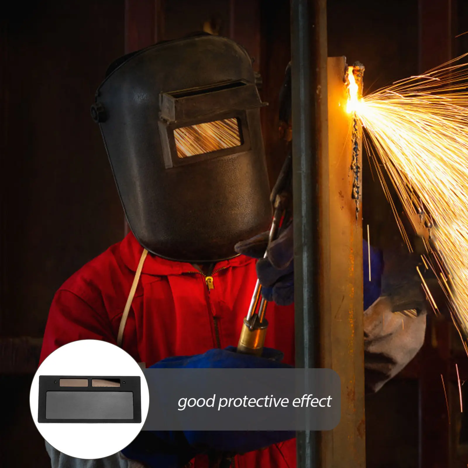 

Сменная пластиковая сварочная линза для автоматического затемнения, солнечная линза высокой четкости для защиты глаз и кожи при сварке TIG, MIG, ARC