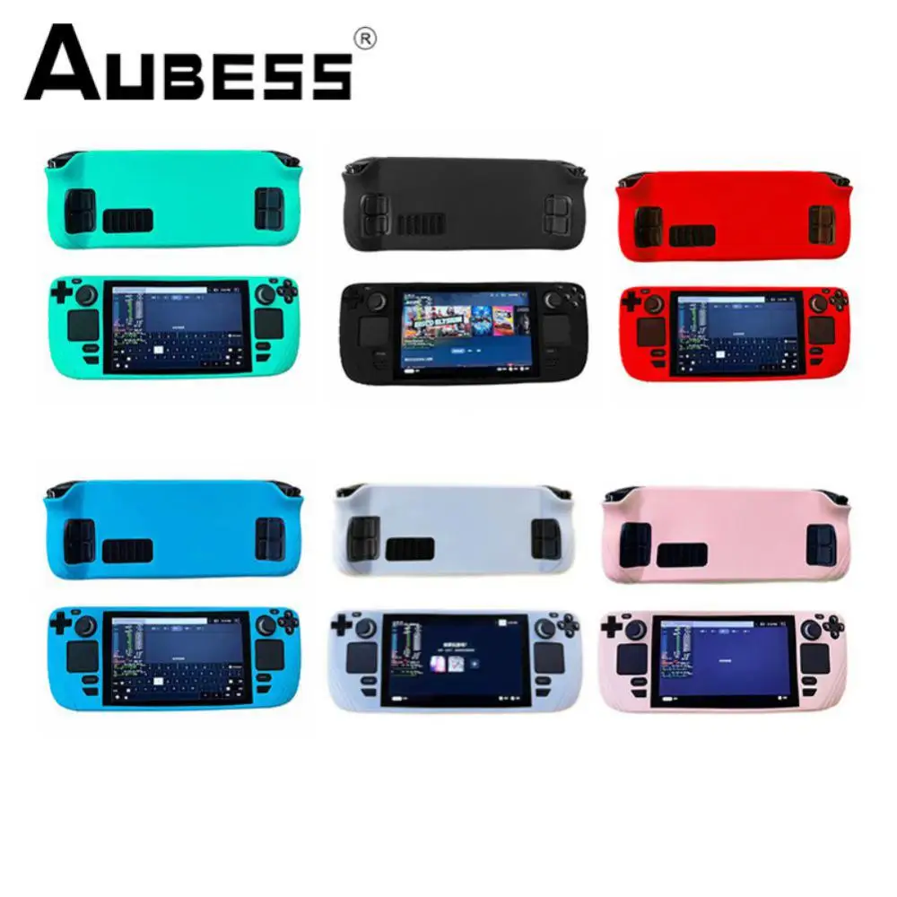 Soft Silicone Case For Steam Deck Shockproof Accessories Portable Anti-scratch Anti-drop Case Silicone Protection Cover