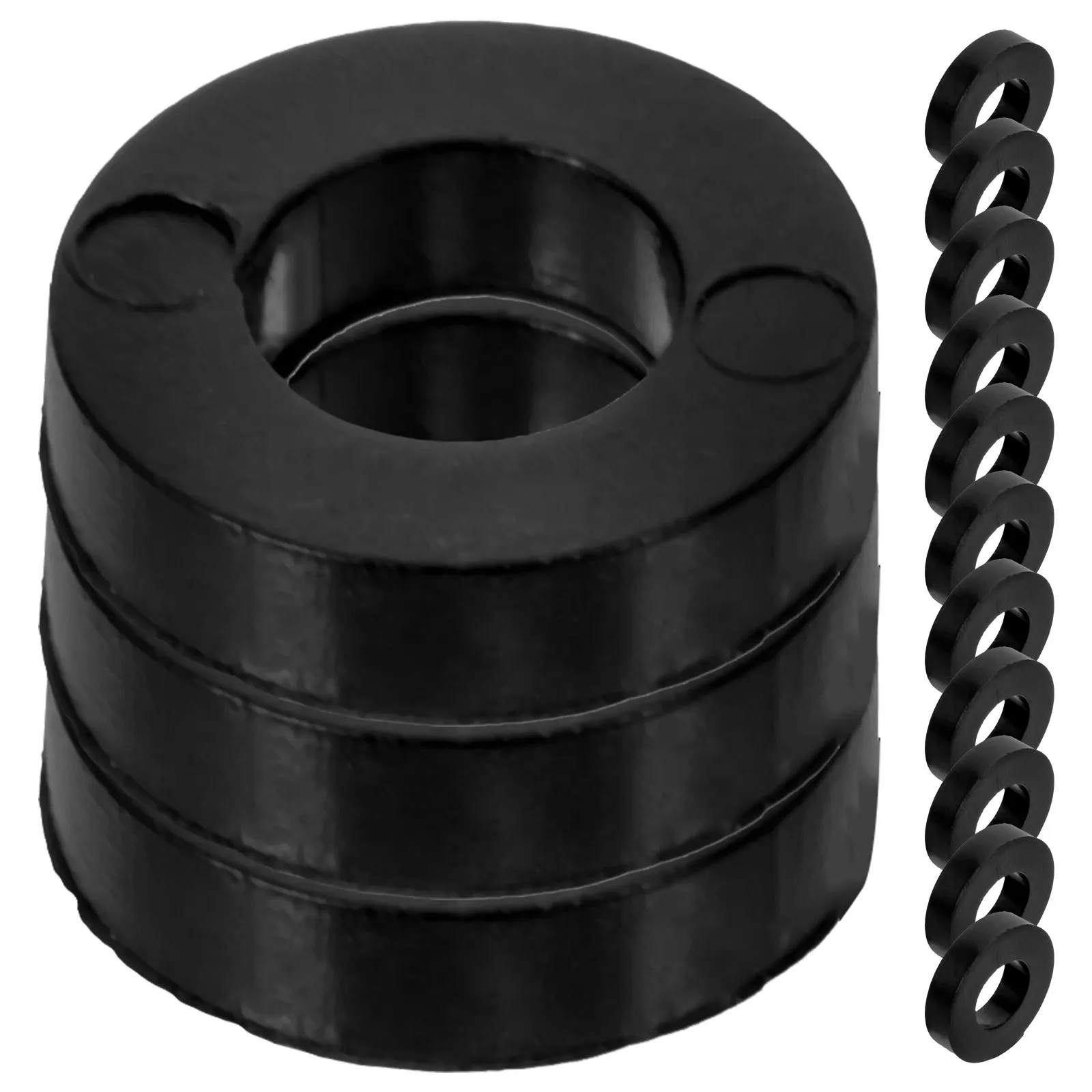 

100pcs Drum Washers Set Plastic Tension Rod Pads for Jazz Snare Drum Accessories Instrument Parts Small Drum Set Supplies