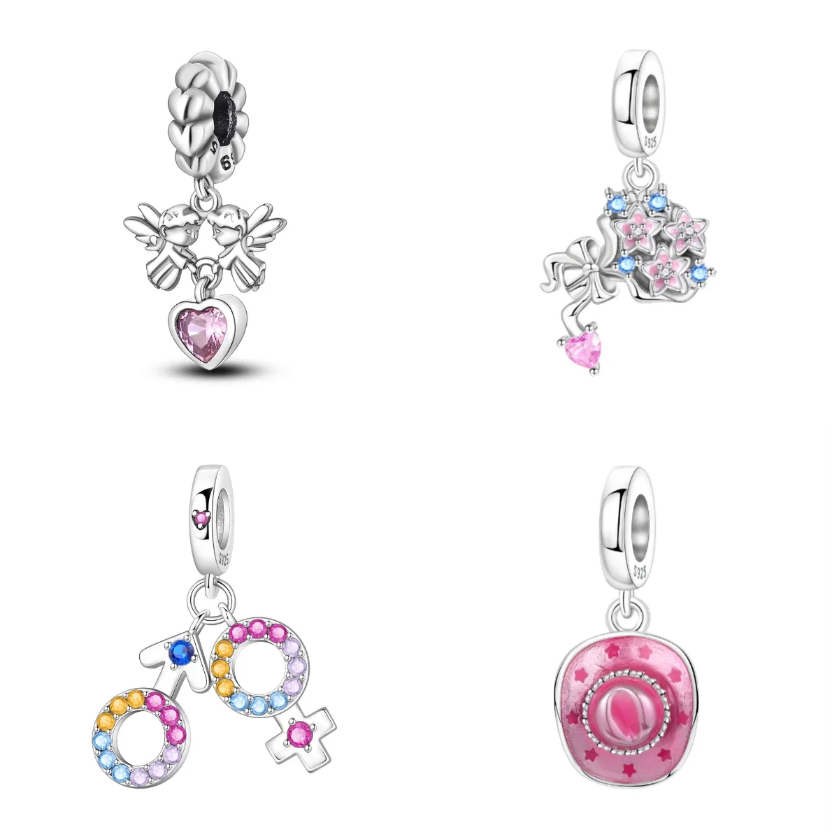 

Милый коготь воздушный шар RV подвеска-подвеска из бисера DIY ювелирный браслет с разбросанными бусинами и посеребренной медью