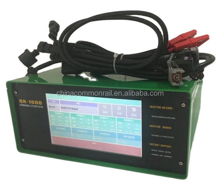 Picture 3: QR1000 common rail system tester drives injector to generate QR code generator.