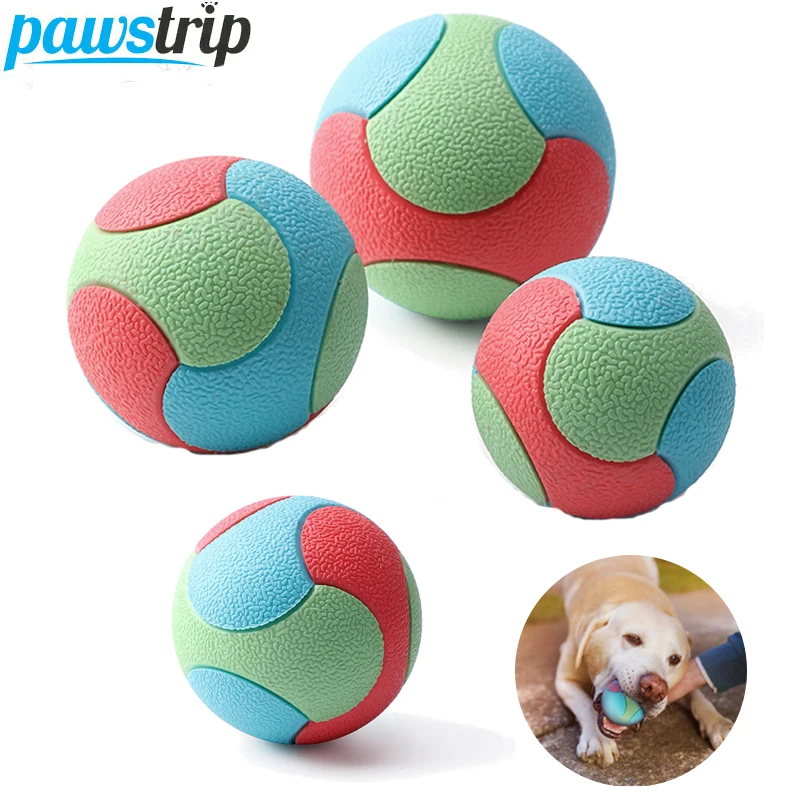 

Pet Dog Toys Bite Resistant Bouncy Ball Toys for Small Medium Large Dogs Tooth Cleaning Ball Dog Chew Toys Pet Training Products