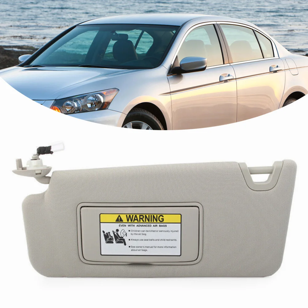 

For Honda Accord Left Driver Side Sun Visor Replacement 83280TA0A91ZB Compatible with 2008 2012 Models with Mirror