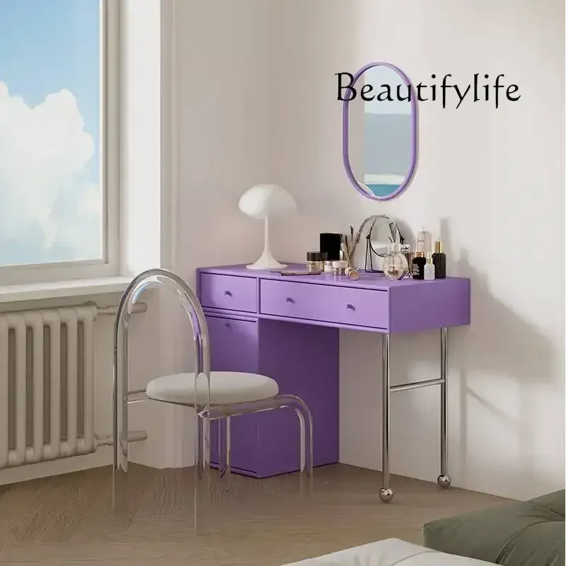 

gF Modern Minimal Dressing Table Storage Stool Drawer Organizer Dressing Table Makeup Drawers Home Penteadeira Furniture Home