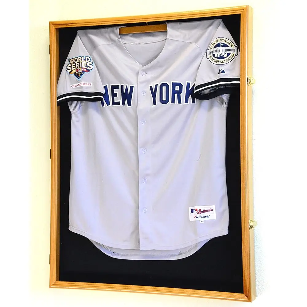 Xl Jersey Display Case 98% Uv Protection - Football/Hockey/Baseball/Basketball/Soccer Shadowbox Wall Mount