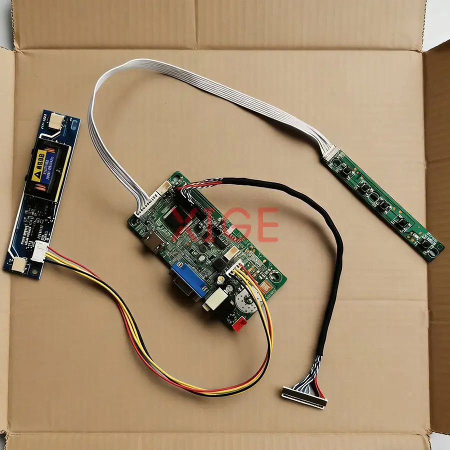 For M215HW03 LM215WF2 LM215WF1 M215HW01 Display Drive Controller Board Kit DIY 30 Pins LVDS 2-CCFL 1920x1080 1920*1080 VGA+HDMI
