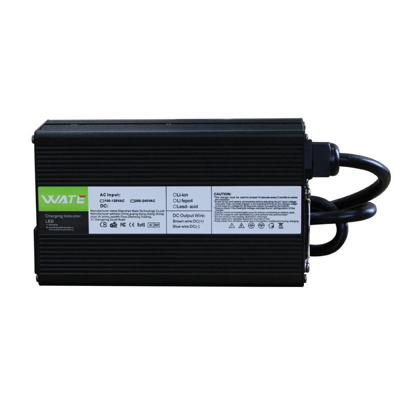 Smart Aluminum Case 54.6V 15A Fast Charger for 13S 48V Li-ion Lipo Battery Universal High-Speed Charging Case