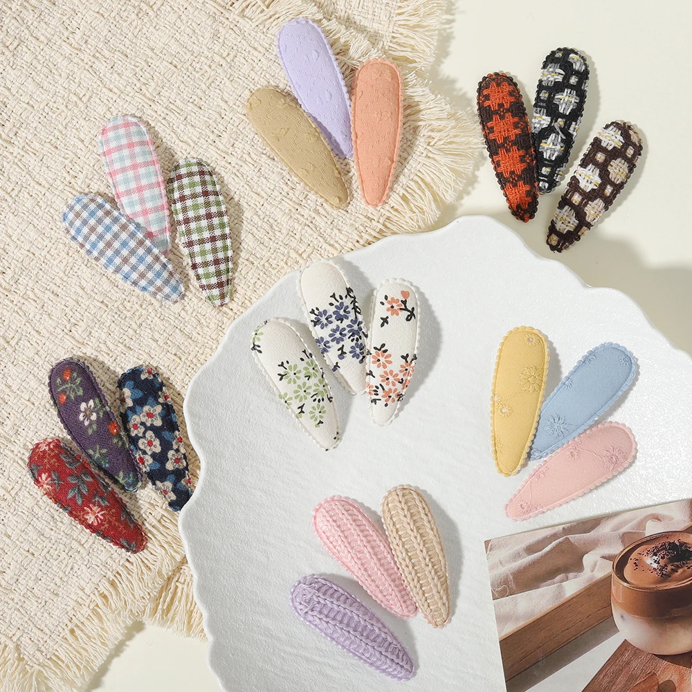 

1pcs Baby Mini Beautiful Hair Clip BB Clip Chidren Cotton Barrette Clip Flower Decorate Headwear Baby Hair Accessories for Usual