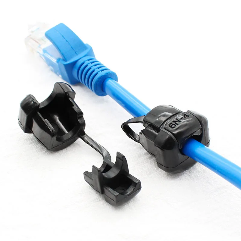 100pcs Nylon Power Cord Buckle Protection Wire Sleeve Chassis Wire Clip Fixed Buckle Plastic Card Wire Buckle 2P-4 6N-4 4N-4