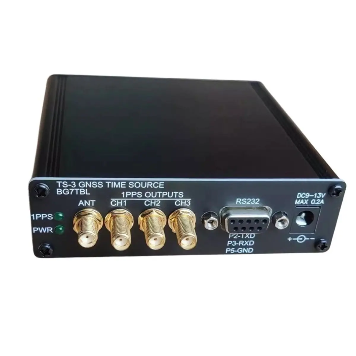 A85P BG7TBL TS-3 Time Source Clock Source 1PPS 0-3.3V 3-Channel SMA Port LEA-M8T GNSS GPS Beidou Second Pulse Timing EU PLUG