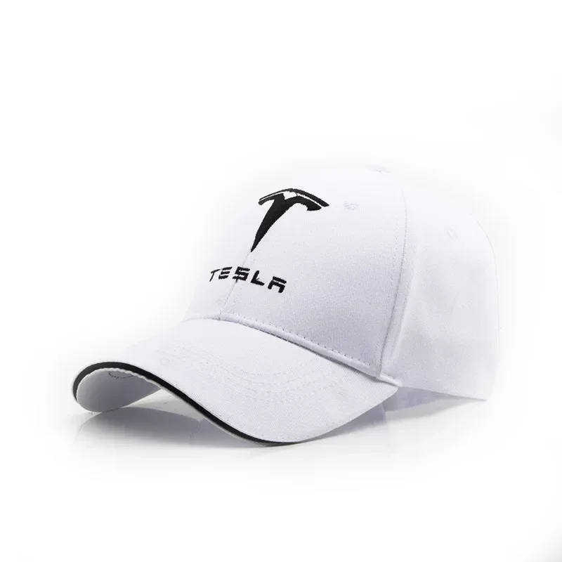 Four Seasons Casual for Tesla Baseball Caps Embroidery Men Women Racing Snapback Sun Hat Outdoor Sport Running Adjustable Gift