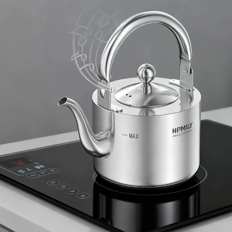 

LMM stainless steel induction cooker electric ceramic stove brewing teapot whistling kettle household