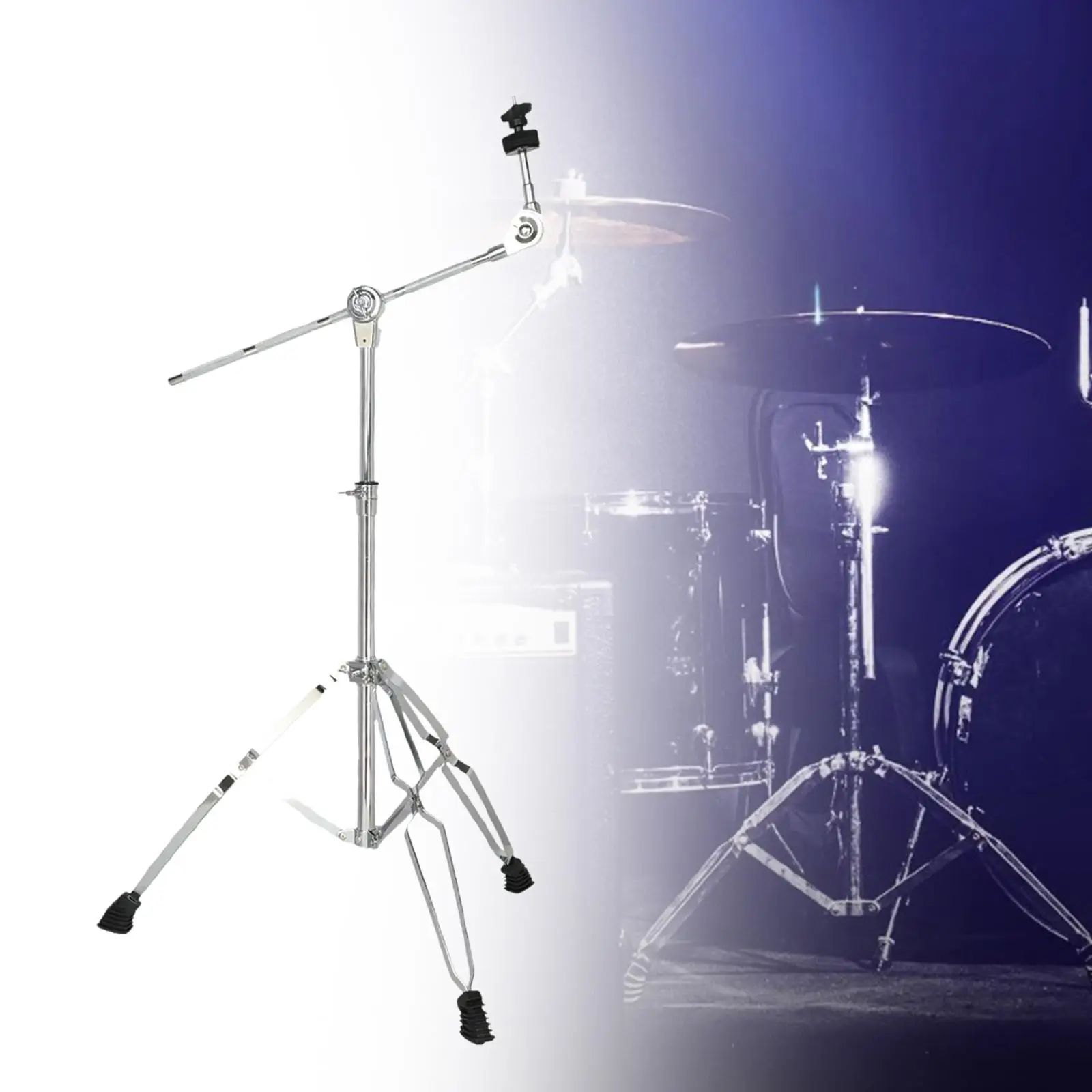 Cymbal Stand Double Braced Tripod Instrument Holder Triangle Bracket for Concert