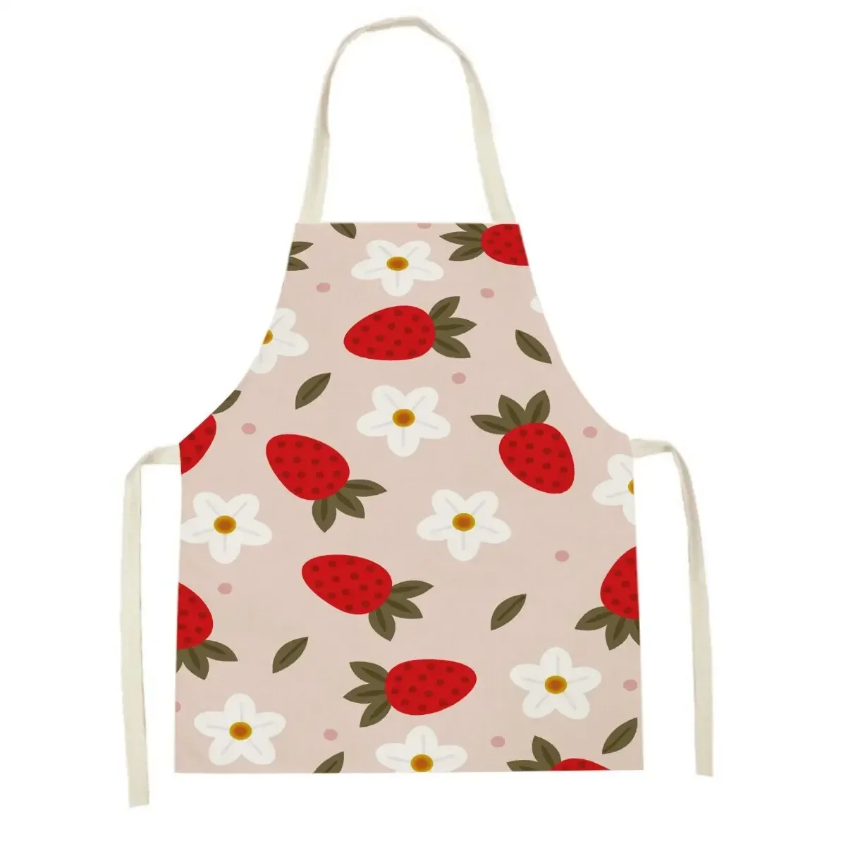 Tropical Pineapple Fruit Fresh Home Kitchen Cleaning Apron Cute Funny Animal Sleeveless Baking Cooking Kitchen Accessories