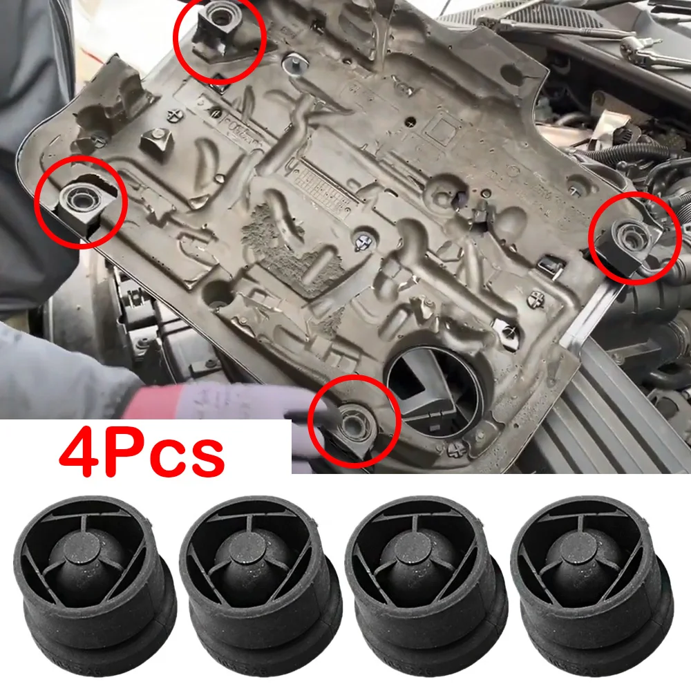 4X New Car Engine Cover Grommet Buffer Bumper Stop Jounce Bush For Nissan Qashqai J11 2014 2015 2016 2017 2018 2019 2020