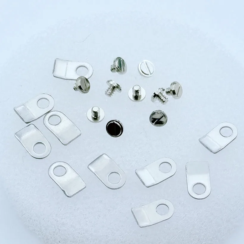 Accesorios para reloj, placa de fijación, tornillo de fijación, juego de 10 con movimiento 2836 2824 2834 2846