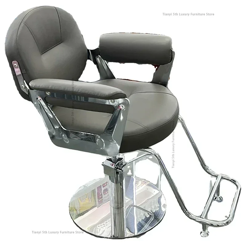 

Ergonomic Salon Furniture Muebles FYBC Celebrity Barbershop Barber Chairs Lift Hair Salon Specific Simple Barber Chairs