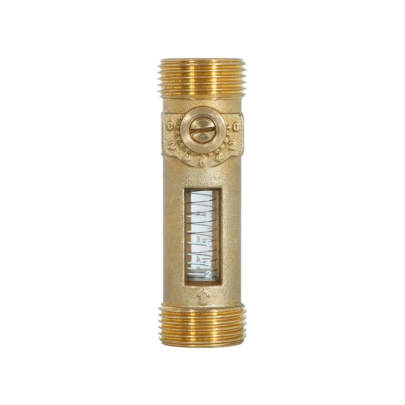 Visible Adjustable Balanced Ball‑valve Flowmeter, All‑copper Spring Structure 2‑30L/min Flow Range
