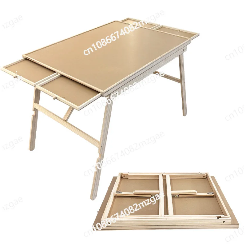 

Доска-головоломка из цельного дерева, 1500 шт., 4 длинных ремня для ножек стола, полипропиленовая доска, складной, удобный для хранения, стол-головоломка