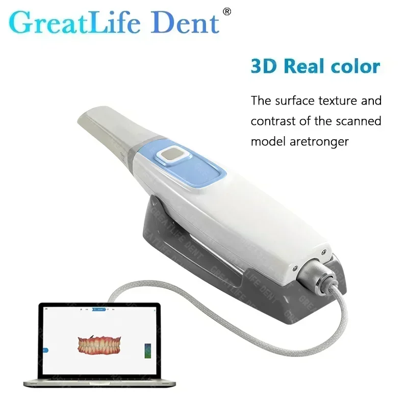 GreatLife Dent Dental Version 3.0 Pro Intraoral 3D Scanner 3D with Free Software CAD CMD Orthodontic Restoration CE ISO Approved